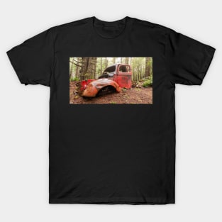 A Forgotten Pickup Truck in the Forest T-Shirt